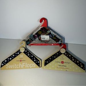 Lindsay Phillips SwitchFlops Interchangeable Straps Variety Sizes Lot Of 3